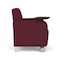 Lesro Siena Lounge Reception Guest Chair W/ Swivel Tablet, 27 in W 29.5 in L 32.5 in H SN1101 - alternate 2